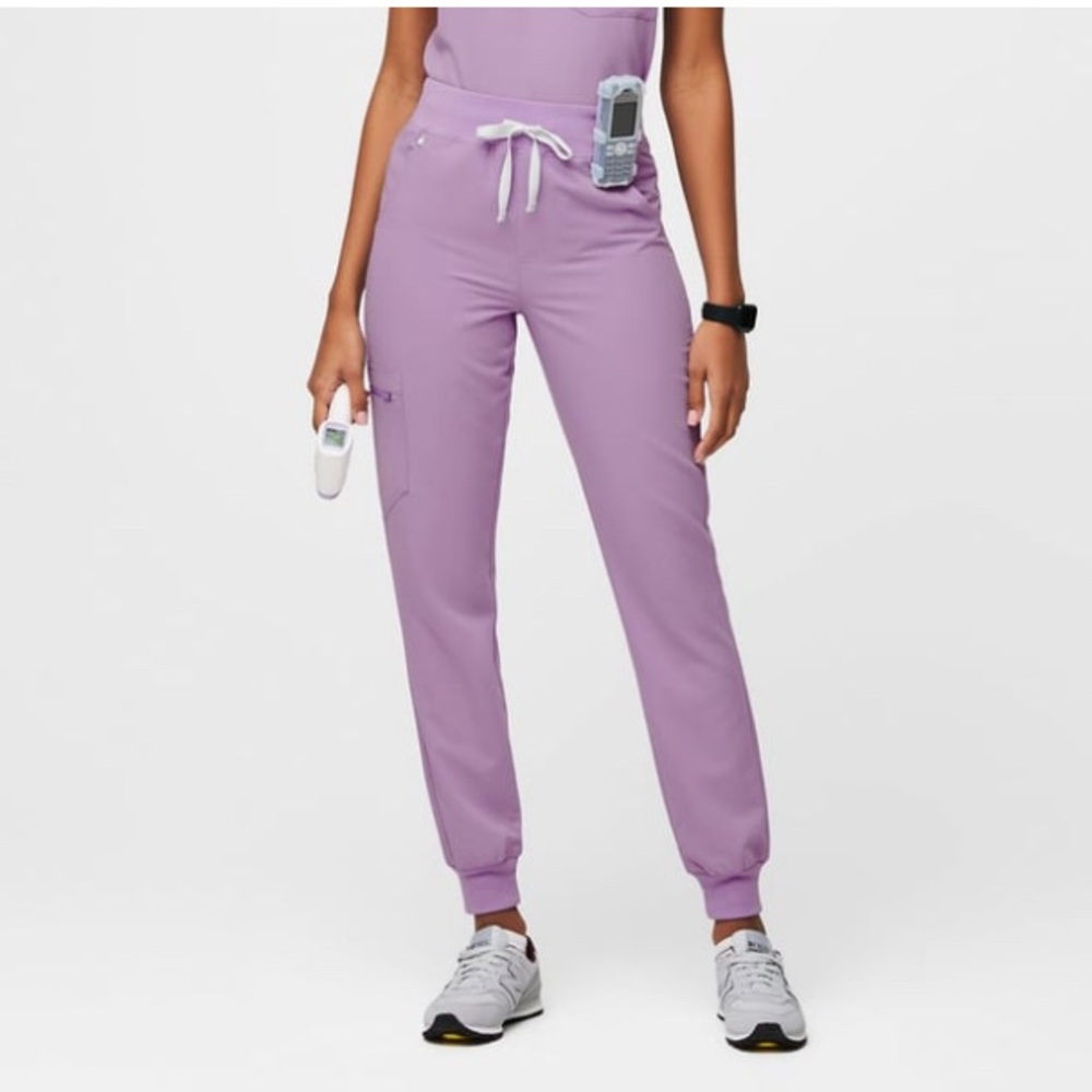 Figs High Waist Zomara Jogger- Lavender- NWOT